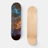 Galaxy Night Sky Skateboard (Vorderseite)