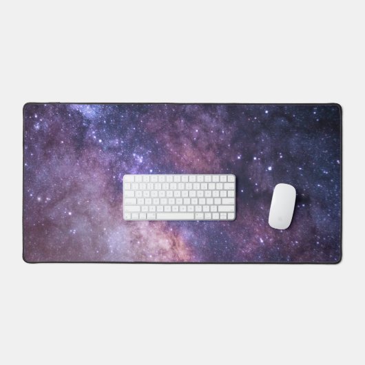 Galaxy Night Sky Universe Weltraum Stars Schreibtischunterlage (Tastatur & Maus)