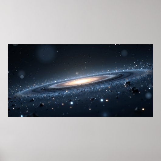 Galaxy Night Sky Wall Art – Deep Space  Poster (Vorne)