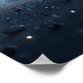 Galaxy Night Sky Wall Art – Deep Space  Poster (Ecke)