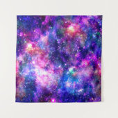 Galaxy Night Wandteppich (Vorderseite (Horizontal))