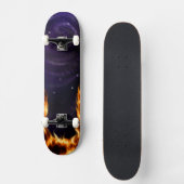 Galaxy on Fire Custom Skateboard (Vorderseite)