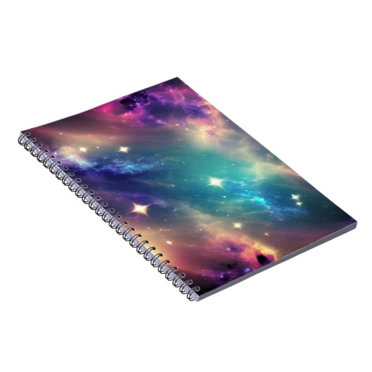 Galaxy Outerspace Notebook Notizblock (Rechte Seite)