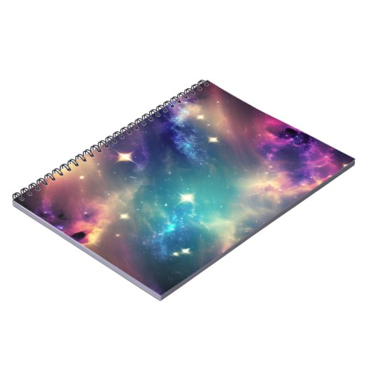 Galaxy Outerspace Notebook Notizblock (Linke Seite)