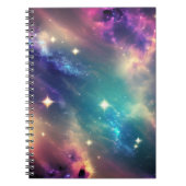 Galaxy Outerspace Notizbuch Notizblock (Vorderseite)