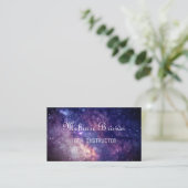 Galaxy Outway Hipster Muster Sterne Neues Zeitalte Visitenkarte (Stehend Vorderseite)