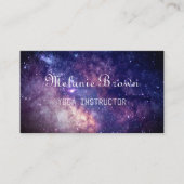 Galaxy Outway Hipster Muster Sterne Neues Zeitalte Visitenkarte (Vorderseite)