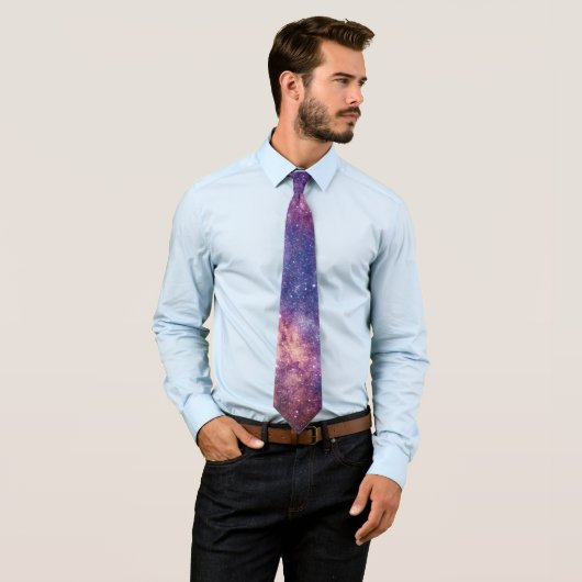 Galaxy Outway Stars Starry Night Sky Nasa Nec Krawatte (Beispiel)