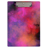 Galaxy Paint Spritzer Effect Klemmbrett (Vorderseite)