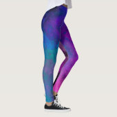 Galaxy Paint Spritzer Effect Leggings (Rechts)