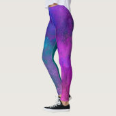 Galaxy Paint Spritzer Effect Leggings (Links)