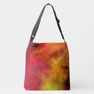 Galaxy Paint Spritzer Effekt gelb Tragetaschen Mit Langen Trägern