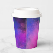 Galaxy Paint Spritzer Effekt Multicolor Pappbecher (Rechts)