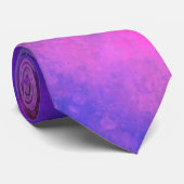 Galaxy Paint Spritzer Effekt Rosa & Blau Krawatte (Gerollt)