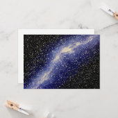 Galaxy Painting Grußkarte Karte (Vorderseite/Rückseite Beispiel)
