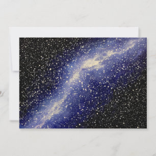 Galaxy Painting Grußkarte Karte