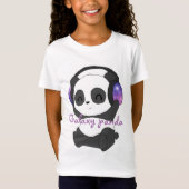 Galaxy Panda Design von The WolfOnSaturn YT T-Shirt (Vorderseite)