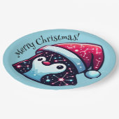 Galaxy Paper-Teller | Dekor mit kleinem Party Pappteller (Schrägansicht)