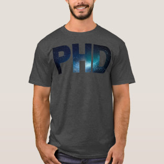 Galaxy Pattern PhD Abschluss Geschenkartikel Merch T-Shirt