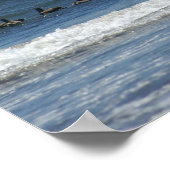 Galaxy Pelicans Poster (Ecke)