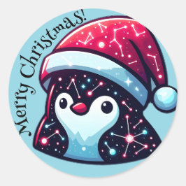 Galaxy Penguin Stickers | weltraumbezogen