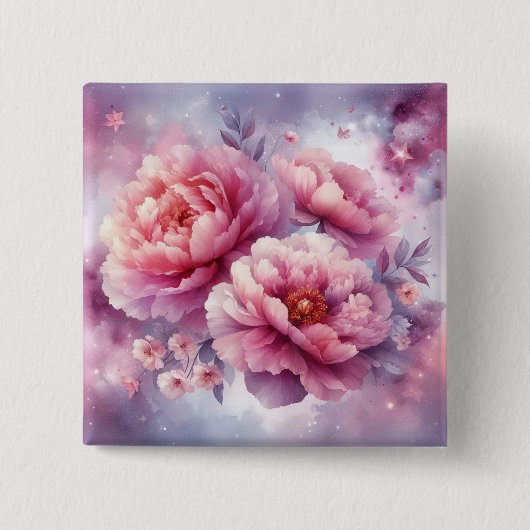 Galaxy Peony Button (Vorderseite)