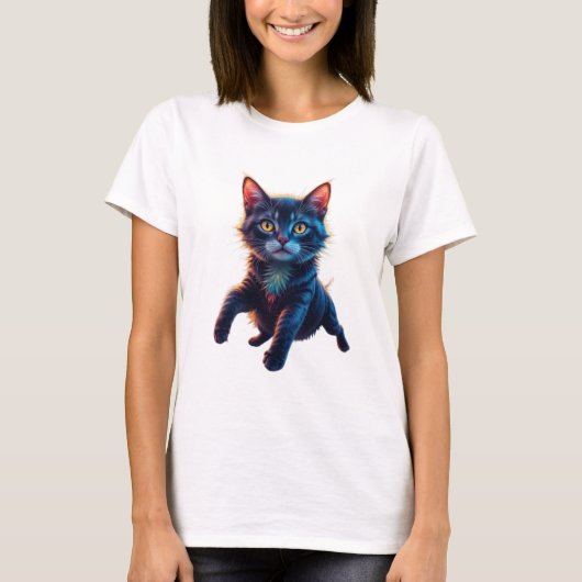 "Galaxy Pet T - Shirt | Cosmic Space Hund & Cat De (Vorderseite)