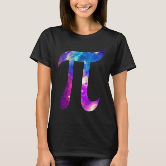 Galaxy Pi Symbol Space Math 's T-Shirt (Vorderseite)