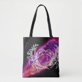 Galaxy Pink Cancer Constellation Zodiac Sign Tasche (Vorderseite)