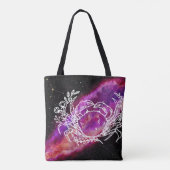 Galaxy Pink Cancer Constellation Zodiac Sign Tasche (Rückseite)