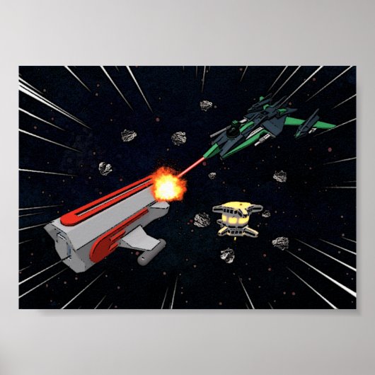 Galaxy Pirating Poster (klein) (Vorne)