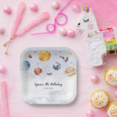 Galaxy Planet Kindergeburtstag Party Pappteller (Party)