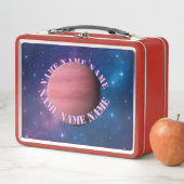 Galaxy Planet Lunch Box - Individuelle Name Orbit (Beispiel)
