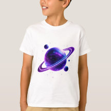Galaxy Planet Space Kinder T-Shirt