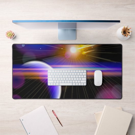 Galaxy Planet und Star Design Schreibtischunterlage (Büro 1)
