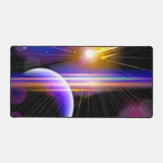Galaxy Planet und Star Design Schreibtischunterlage (Vorderseite)