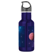Galaxy Planet Wasserflasche - Individuelle Name (Rückseite)