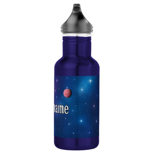 Galaxy Planet Wasserflasche - Individuelle Name (Rechts)
