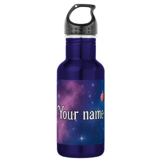 Galaxy Planet Wasserflasche - Individuelle Name