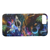 Galaxy Planeten Nebel Case-Mate iPhone Hülle (Rückseite (Horizontal))
