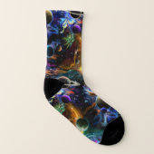 Galaxy Planets Astronomie Socken (Rechts - Außen)