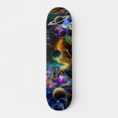 Galaxy Planets Nebula Skateboard (Vorne)