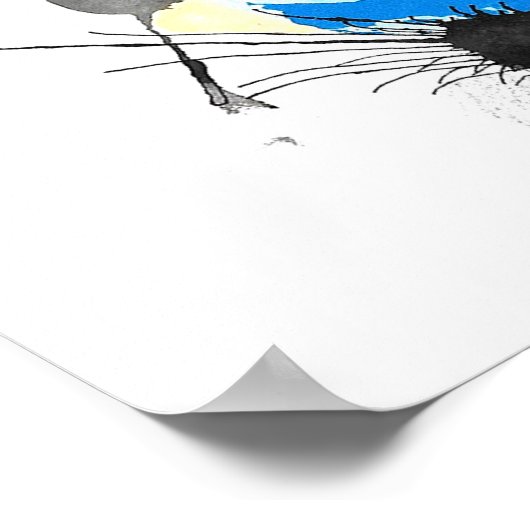 Galaxy platsche Malerei Poster (Ecke)