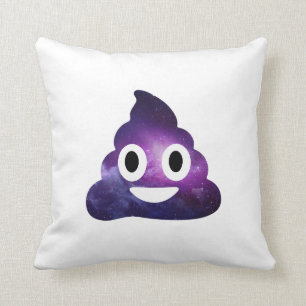 Galaxy Poo Emoji Kissen