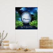 Galaxy-Portal-Hochzeit Poster (Küche)