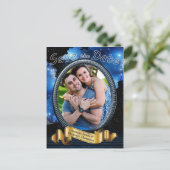 Galaxy Portal Save the Date Ankündigungspostkarte (Stehend Vorderseite)