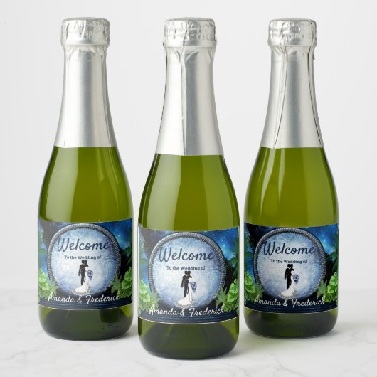 Galaxy-Portal Schaumweinetikett (Flaschen)