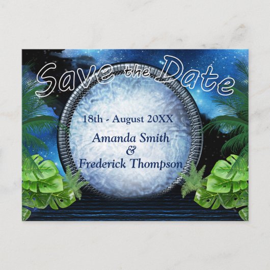 Galaxy Portal speichere die Daten Ankündigungspostkarte (Vorderseite)