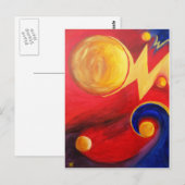 Galaxy Postcard Postkarte (Vorne/Hinten)