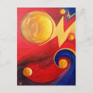 Galaxy Postcard Postkarte